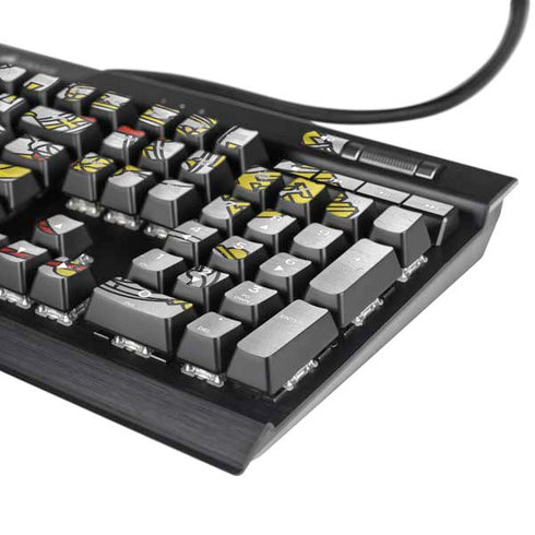 Vatican City Flag Distressed K95 RGB PLATINUM Mechanical Gaming Keyboard Skin